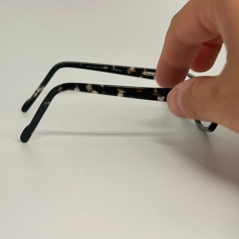 B.U.M. Equipment Voiceless Charcoal Tortoise Rectangular  Frames 54-19-140